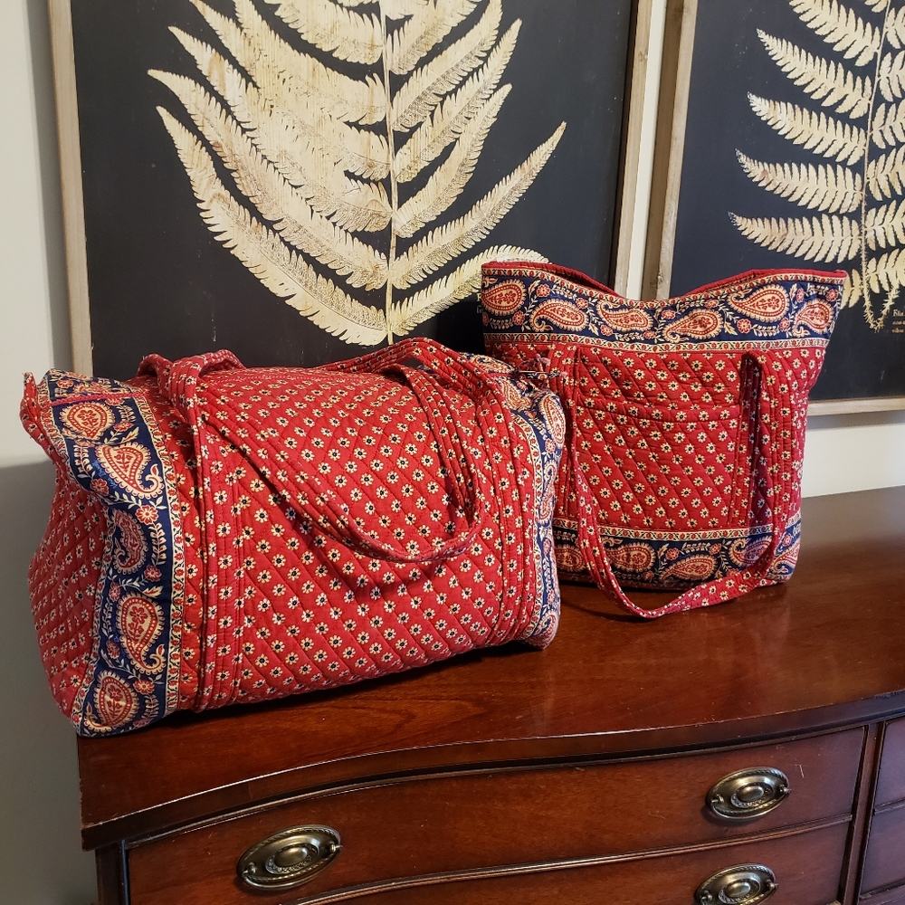 Vintage Vera Bradley travel set